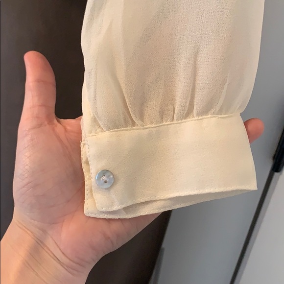 ABS Allen Schwartz XS/S Cropped Sheer Top - Picture 4 of 8